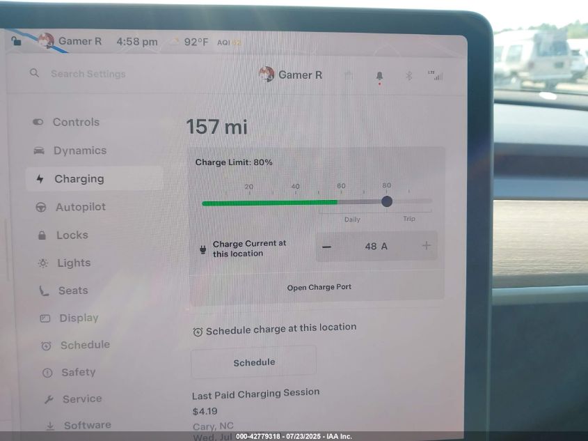 2023 Tesla Model Y Awd/Long Range Dual Motor All-Wheel Drive VIN: 7SAYGDEE8PA128301 Lot: 42779318