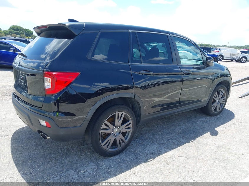 Vin: 5fnyf7h51mb012742, lot: 43272781, honda passport 2wd ex-l 20214