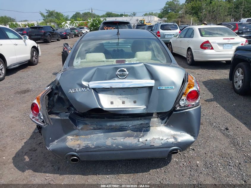 2010 Nissan Altima Hybrid VIN: 1N4CL2AP8AC146163 Lot: 42779581