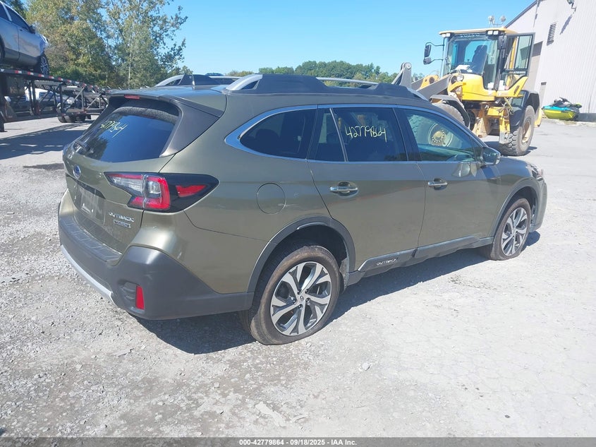 Vin: 4s4btapc6m3194765, lot: 43273260, subaru outback touring 20214