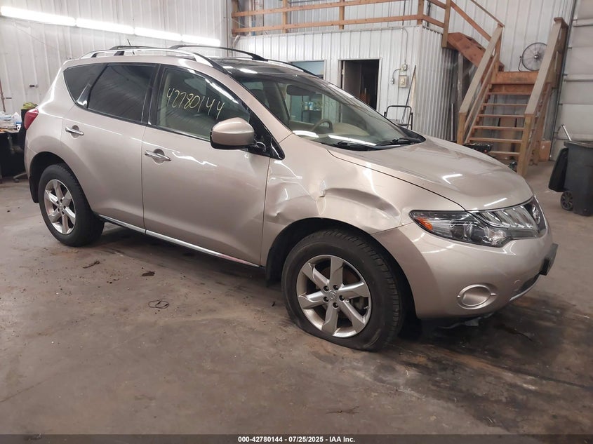 2010 Nissan Murano Sl VIN: JN8AZ1MW3AW125723 Lot: 42780144