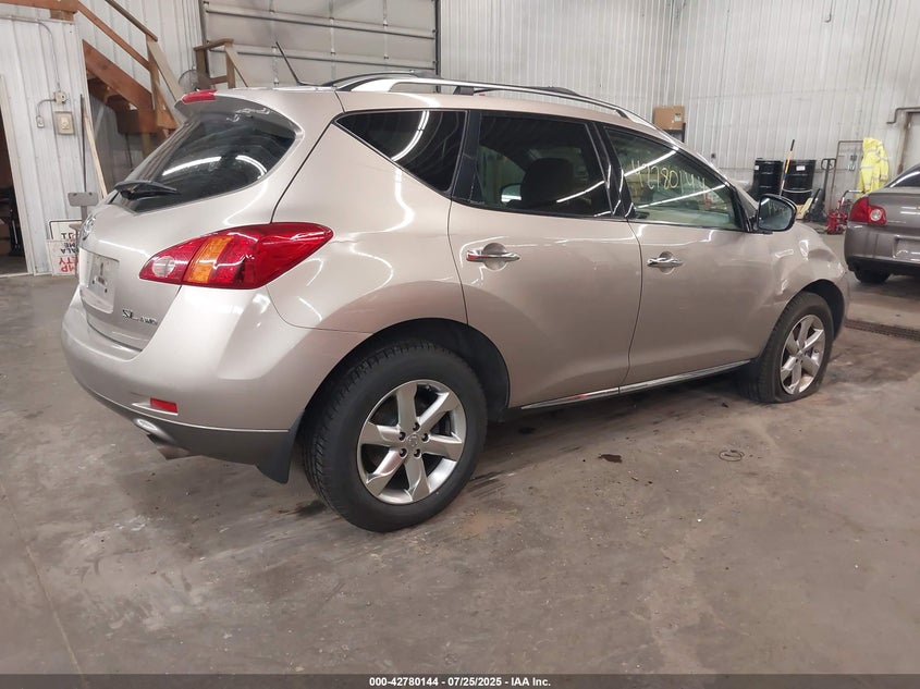 2010 Nissan Murano Sl VIN: JN8AZ1MW3AW125723 Lot: 42780144