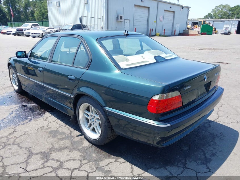2001 BMW 740Ia VIN: WBAGG83441DN86927 Lot: 42780244