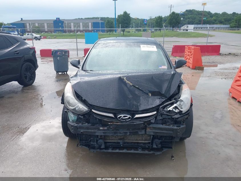 2012 Hyundai Elantra Limited VIN: 5NPDH4AE5CH113509 Lot: 42780546