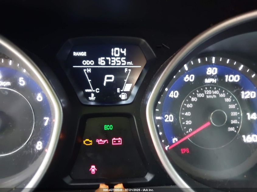 2012 Hyundai Elantra Limited VIN: 5NPDH4AE5CH113509 Lot: 42780546