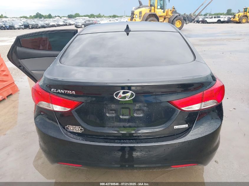 2012 Hyundai Elantra Limited VIN: 5NPDH4AE5CH113509 Lot: 42780546