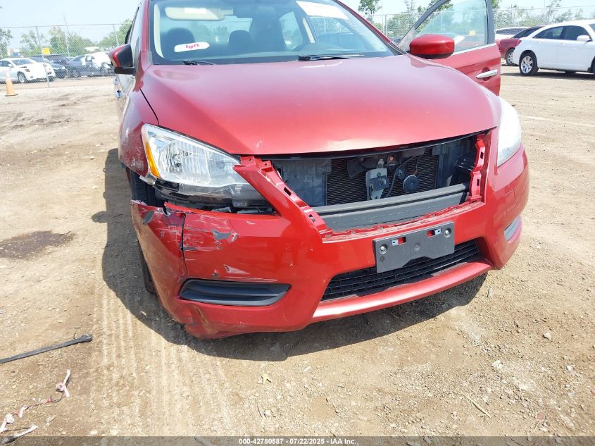2015 Nissan Sentra Sv VIN: 3N1AB7AP7FY275840 Lot: 42780587