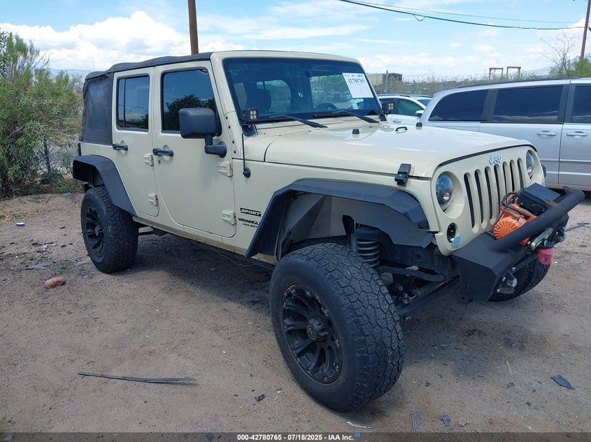 1J4BA3H11BL608593 2011 Jeep Wrangler Unlimited Sport auction photo 1