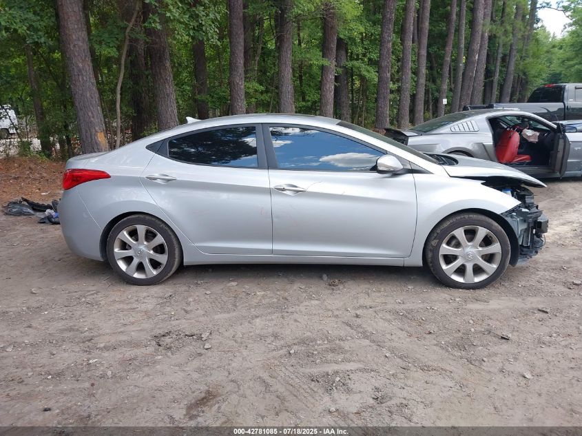 2012 Hyundai Elantra Limited VIN: 5NPDH4AE7CH149363 Lot: 42781085