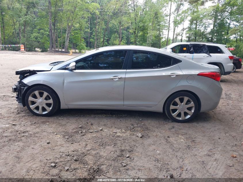 2012 Hyundai Elantra Limited VIN: 5NPDH4AE7CH149363 Lot: 42781085