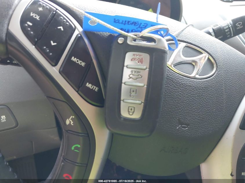 2012 Hyundai Elantra Limited VIN: 5NPDH4AE7CH149363 Lot: 42781085