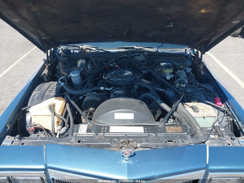 1985 Cadillac Fleetwood Brougham VIN: 1G6DW6985F9710496 Lot: 42781301