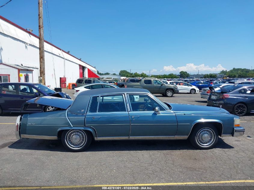 1985 Cadillac Fleetwood Brougham VIN: 1G6DW6985F9710496 Lot: 42781301