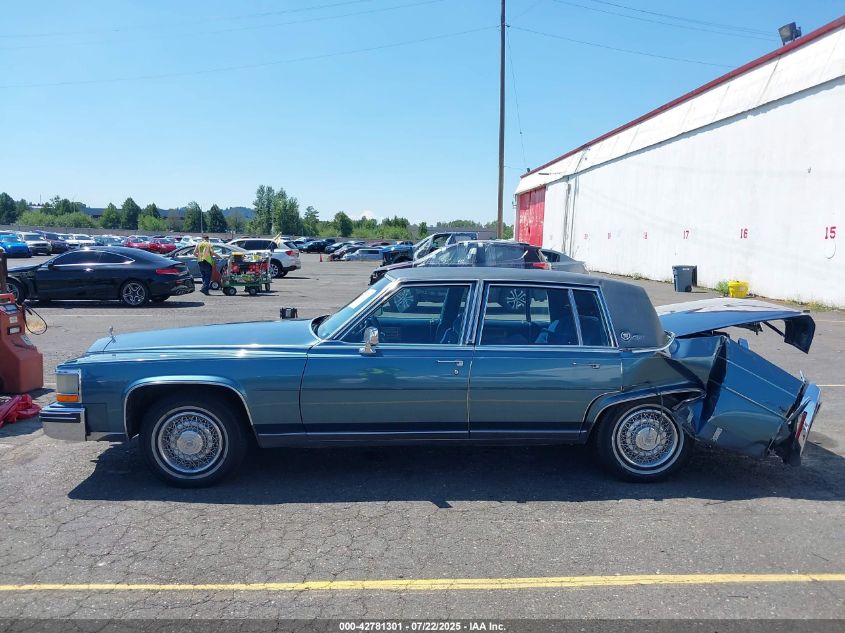 1985 Cadillac Fleetwood Brougham VIN: 1G6DW6985F9710496 Lot: 42781301