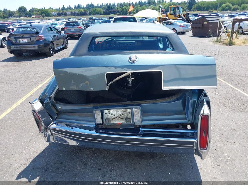 1985 Cadillac Fleetwood Brougham VIN: 1G6DW6985F9710496 Lot: 42781301