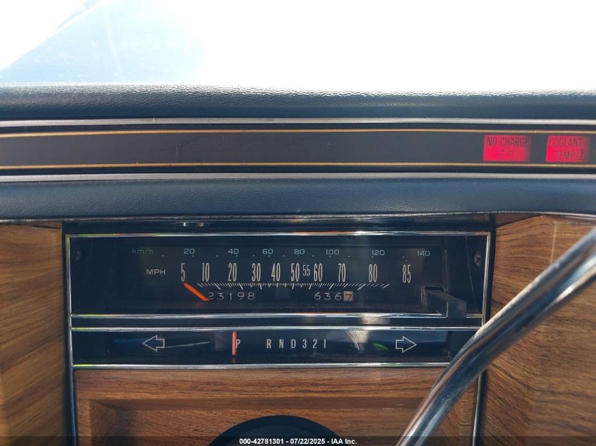 1985 Cadillac Fleetwood Brougham VIN: 1G6DW6985F9710496 Lot: 42781301