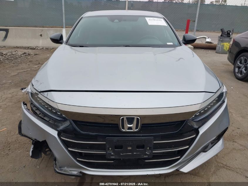 2021 Honda Accord Sport VIN: 1HGCV1F35MA023247 Lot: 42781642
