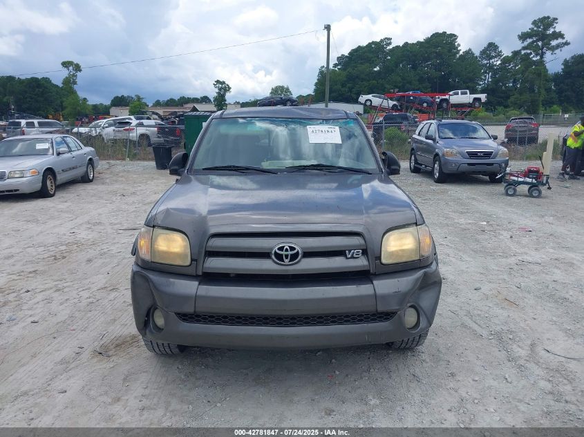 2006 Toyota Tundra Limited V8 VIN: 5TBRT381X6S476722 Lot: 42781847