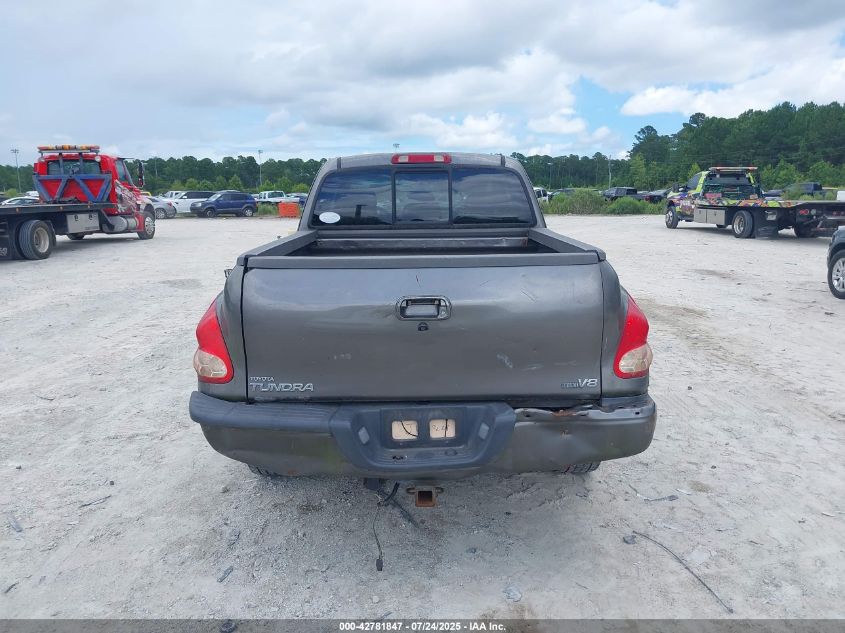 2006 Toyota Tundra Limited V8 VIN: 5TBRT381X6S476722 Lot: 42781847