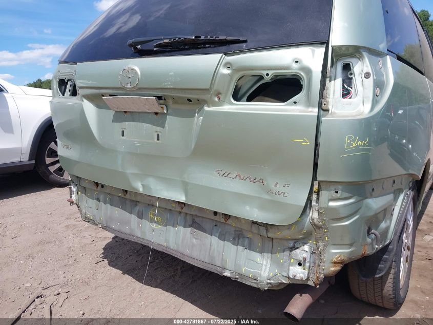 2009 Toyota Sienna Le VIN: 5TDBK23C69S022552 Lot: 42781867