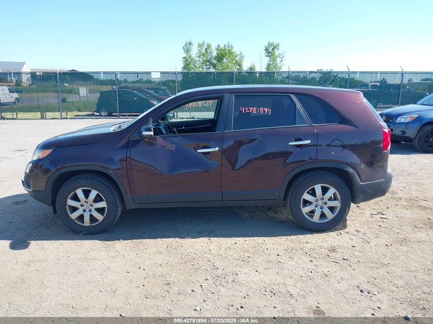 2011 Kia Sorento Lx VIN: 5XYKT3A11BG096467 Lot: 42781894