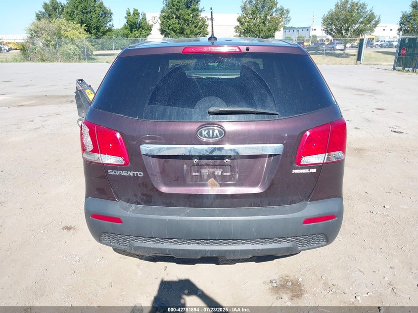 2011 Kia Sorento Lx VIN: 5XYKT3A11BG096467 Lot: 42781894