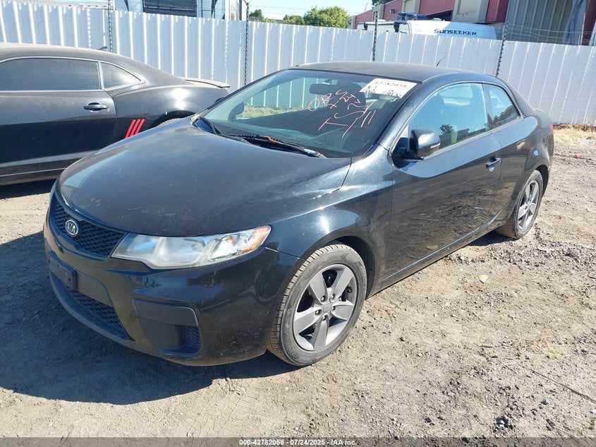 Vin: knafu6a23b5375630, lot: 43275454, kia forte koup ex 20112