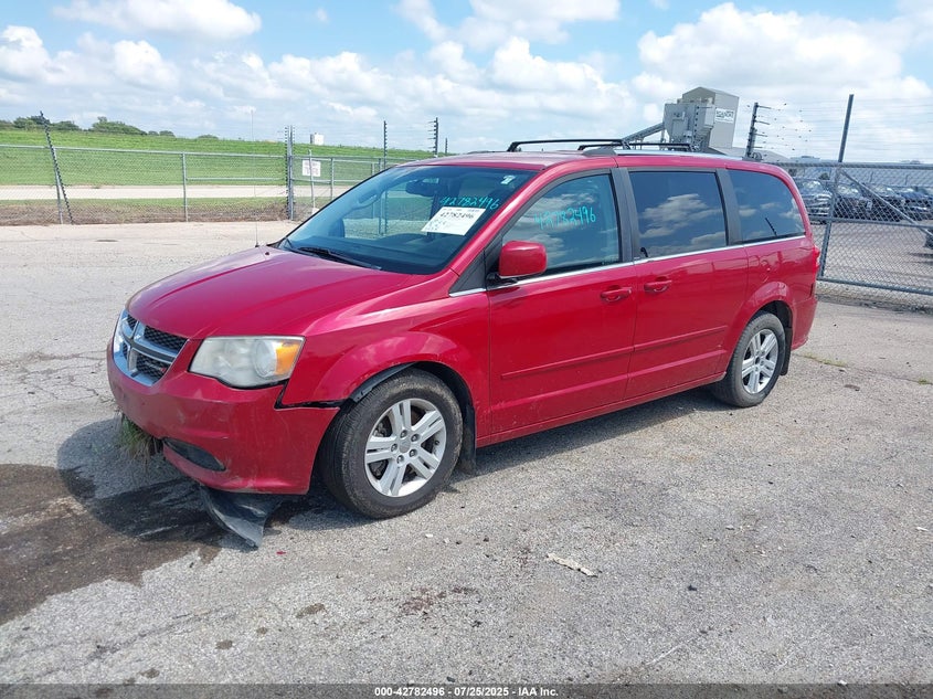 Vin: 2c4rdgdg7cr251250, lot: 43275892, dodge grand caravan crew 20122