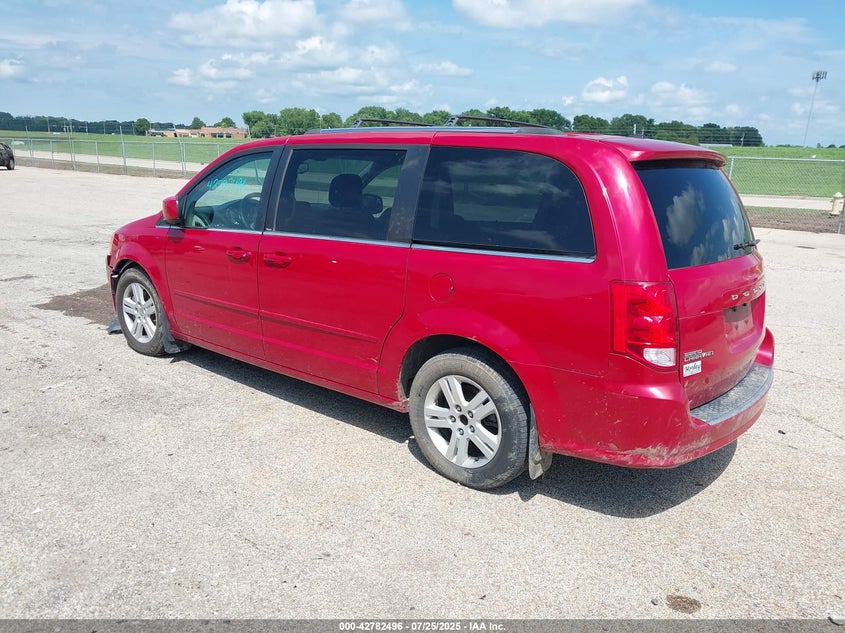 Vin: 2c4rdgdg7cr251250, lot: 43275892, dodge grand caravan crew 20123