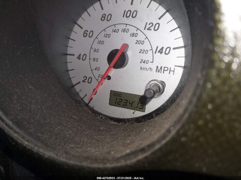 2001 Toyota Mr2 Spyder VIN: JTDFR320110026591 Lot: 42782933