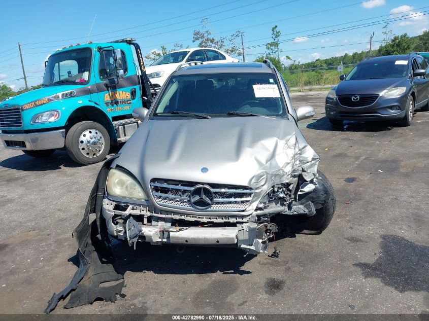 2005 Mercedes-Benz Ml 350 4Matic VIN: 4JGAB57E35A553395 Lot: 42782990