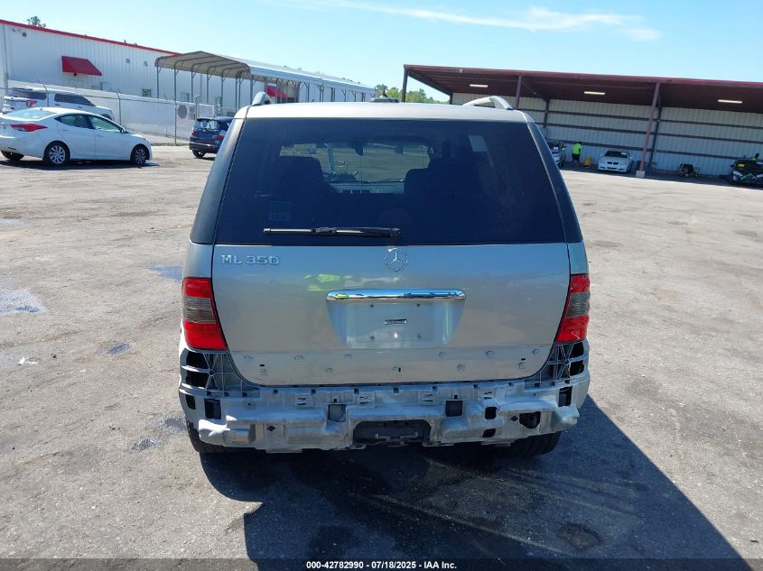 2005 Mercedes-Benz Ml 350 4Matic VIN: 4JGAB57E35A553395 Lot: 42782990