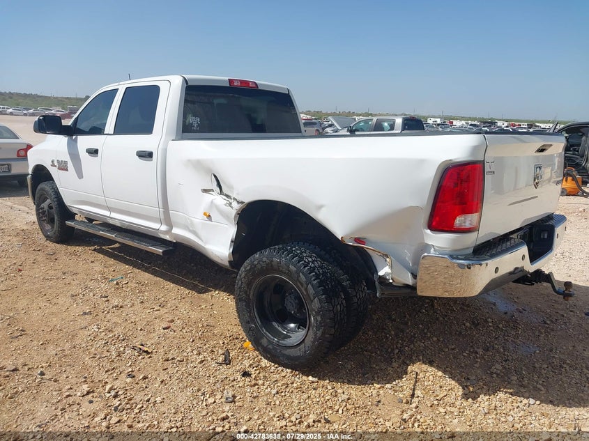 Vin: 3c63rrglxhg597096, lot: 43277034, ram 3500 tradesman  4x4 8' box 20173