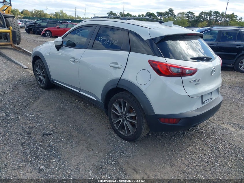 Vin: jm1dkbd73g0107813, lot: 43277237, mazda cx-3 grand touring 20163