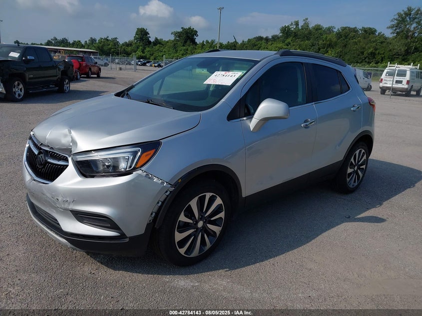 Vin: kl4cjasbxmb319067, lot: 43277539, buick encore fwd preferred 20212