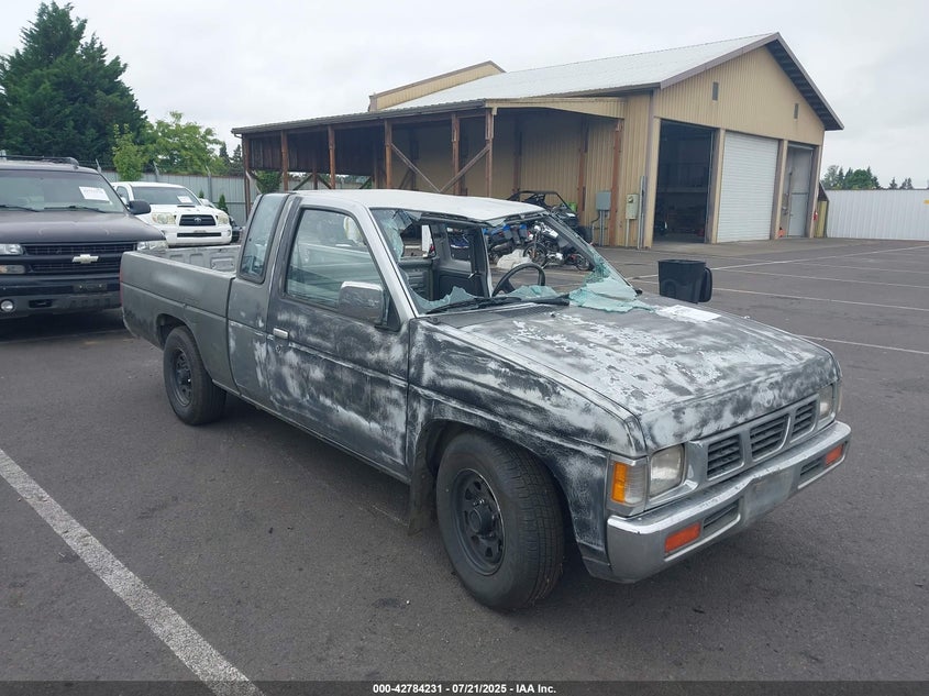 1993 Nissan Truck King Cab grey pickup gasoline 1N6SD16S9PC341446 photo #1
