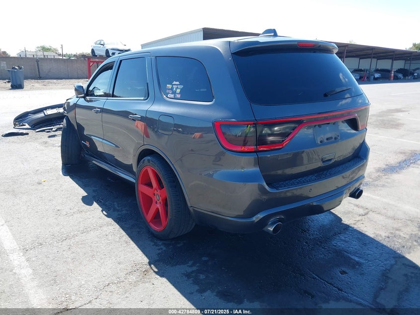 2017 Dodge Durango 5.7 R T AWD Gray Lot 111042784809 Vin 1C4SDJCT2HC799623