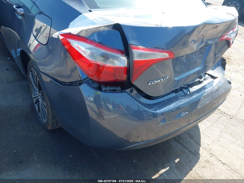 2015 Toyota Corolla Le VIN: 2T1BURHE6FC390506 Lot: 42787165