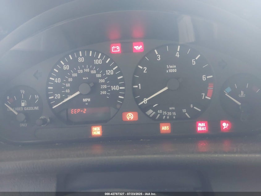 1995 BMW 325 Ic Automatic VIN: WBABJ6327SJD42337 Lot: 42787327