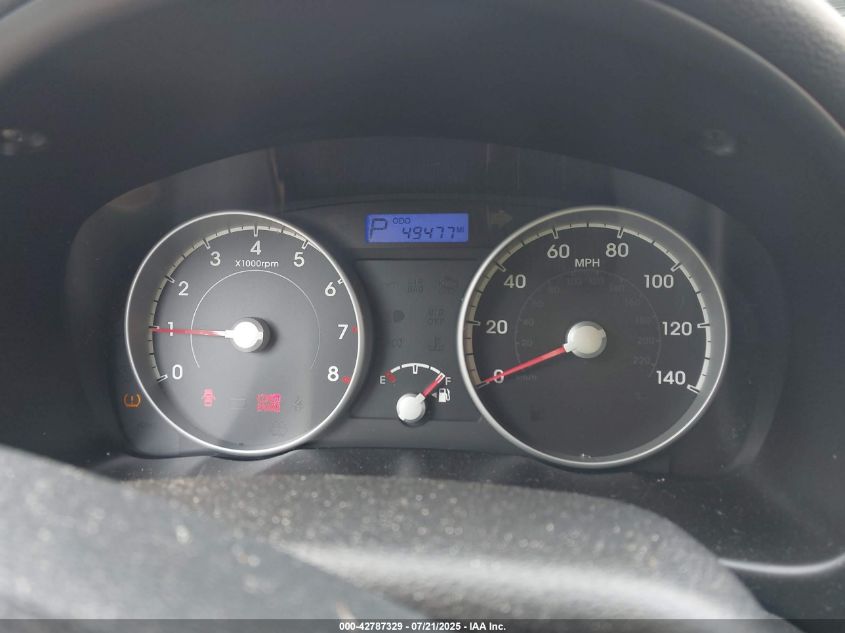 2010 Hyundai Accent Gs VIN: KMHCM3AC8AU149466 Lot: 42787329