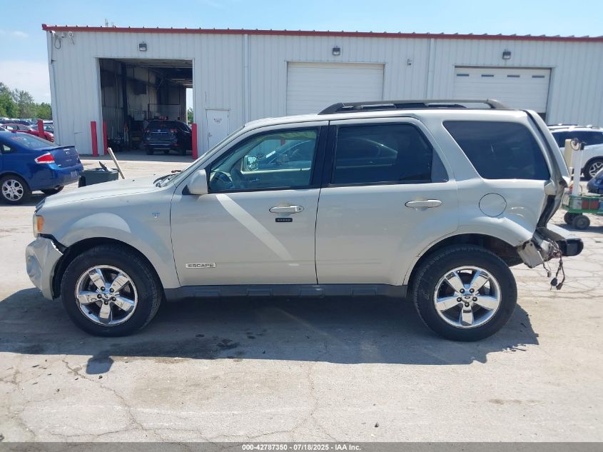 2008 Ford Escape Limited VIN: 1FMCU04148KC14876 Lot: 42787350