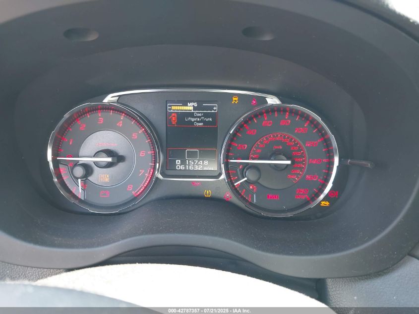 2017 Subaru Wrx VIN: JF1VA1B60H9819615 Lot: 42787357