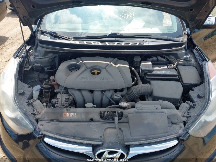 2013 Hyundai Elantra Gls VIN: 5NPDH4AE3DH213500 Lot: 42787409