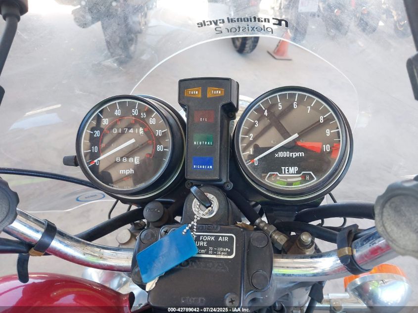 1981 Honda Cx500 C VIN: JH2PC0103BM208932 Lot: 42789042