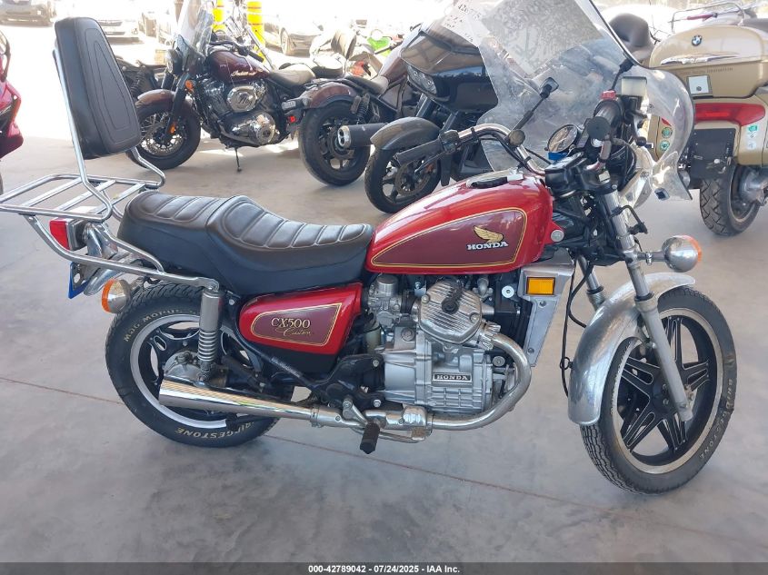 1981 Honda Cx500 C VIN: JH2PC0103BM208932 Lot: 42789042