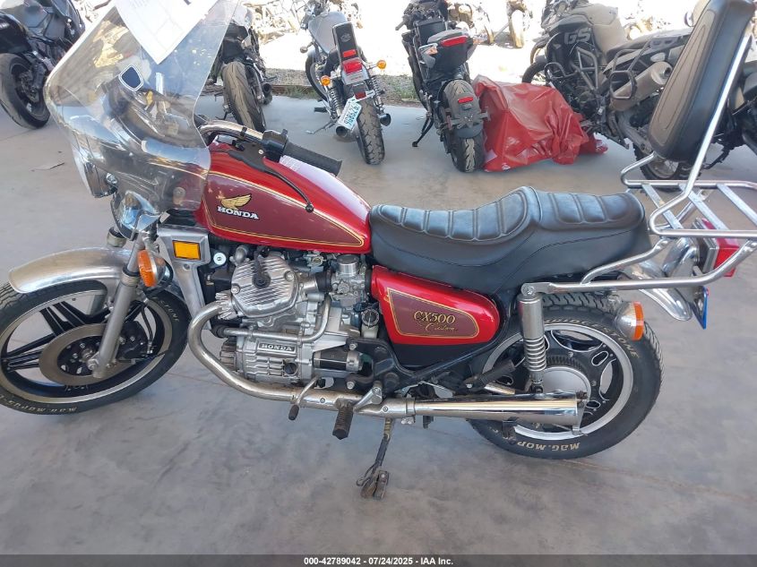 1981 Honda Cx500 C VIN: JH2PC0103BM208932 Lot: 42789042
