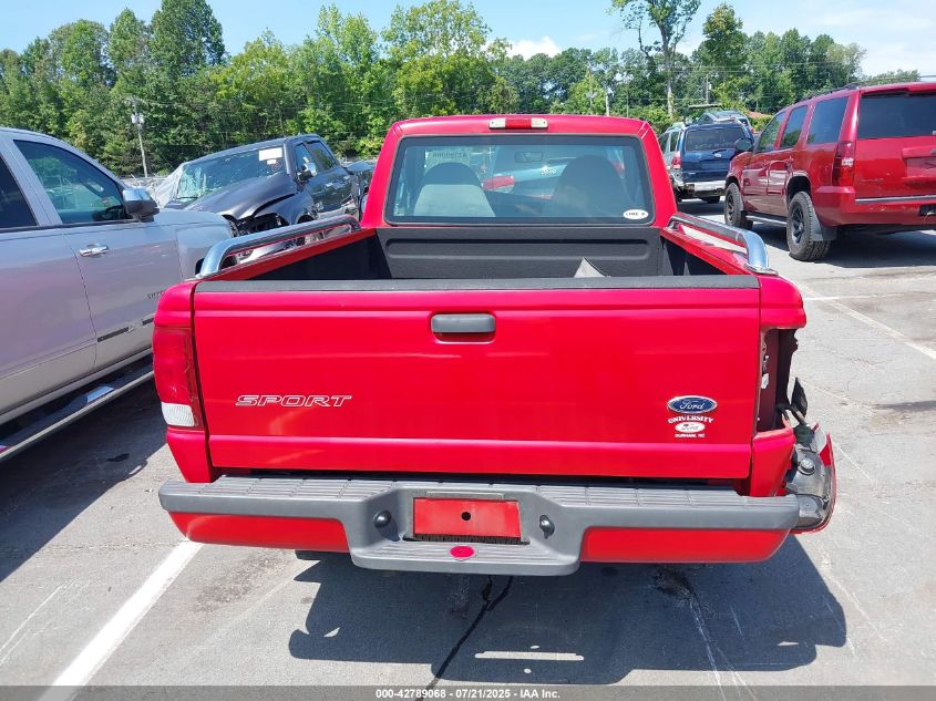 2000 Ford Ranger Xl/Xlt VIN: 1FTYR10C1YPB24323 Lot: 42789068