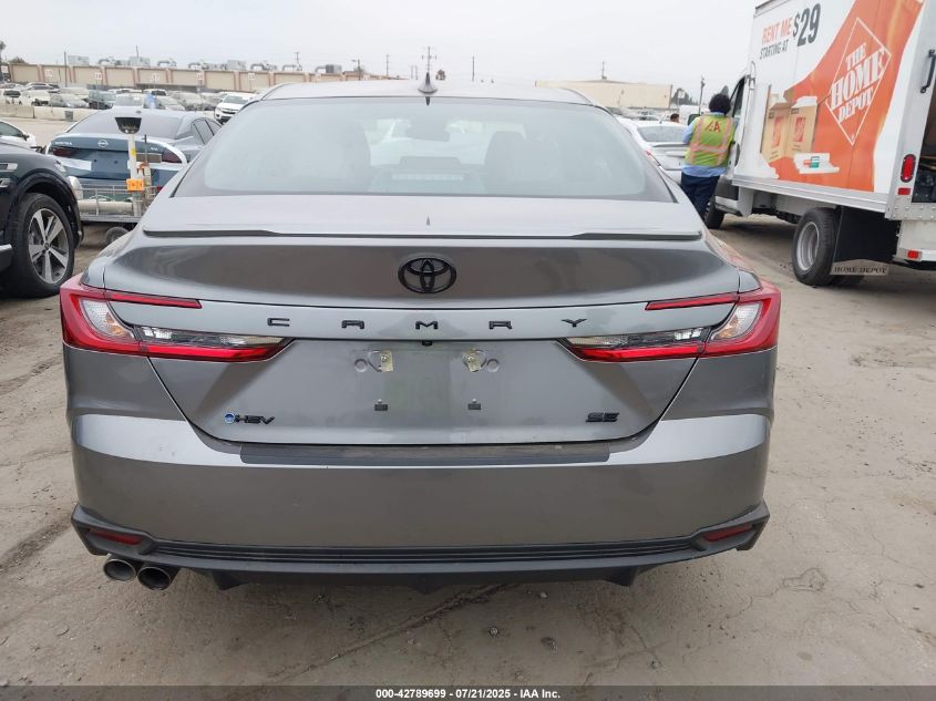 2025 Toyota Camry Xse/Xle/Le/Se VIN: 4T1DAACK8SU525512 Lot: 42789699