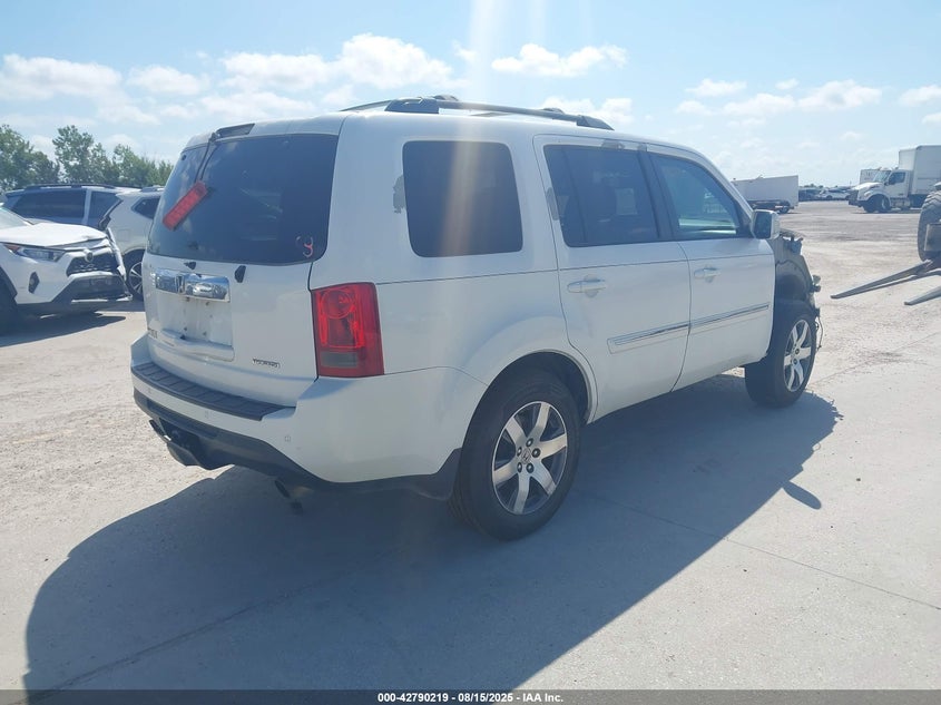 Vin: 5fnyf3h95db023982, lot: 43283642, honda pilot touring 20134