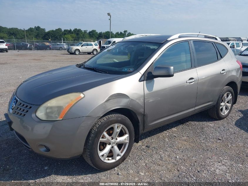 2008 Nissan Rogue Sl VIN: JN8AS58V78W411596 Lot: 42790352